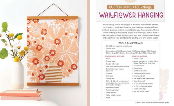 Fabric Stamping: A Simple Guide to Surface Design Using Block Printing and Foam Stamps
