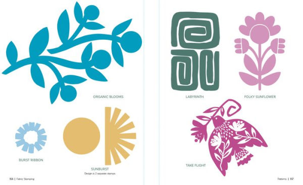 Fabric Stamping: A Simple Guide to Surface Design Using Block Printing and Foam Stamps