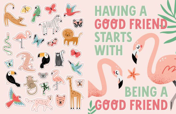 KindKids Super Awesome Sticker Activity Book: Pull-Out Papercrafts and Super Cute Stickers to Make Cards, Posters, Games & More