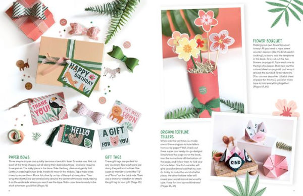 KindKids Super Awesome Sticker Activity Book: Pull-Out Papercrafts and Super Cute Stickers to Make Cards, Posters, Games & More