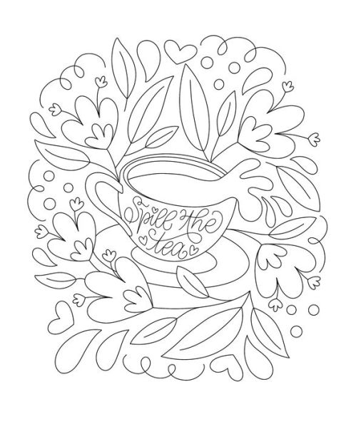 Modern Folk Art Coloring Book: 60 Patterns to Boost Joy, Relaxation & Creativity