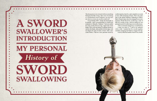 To the Hilt: A Sword Swallower's History of Sword Swallowing