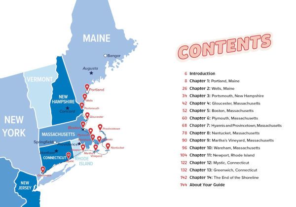 Gettin' Nautical in New England: Maine, New Hampshire, Massachusetts, Rhode Island, Connecticut