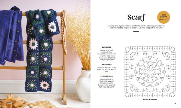 Granny Square Style: How to Make Limitless Projects from 10 Classic Patterns (Belts, Pillows, Afghans, Scarves, Totes)