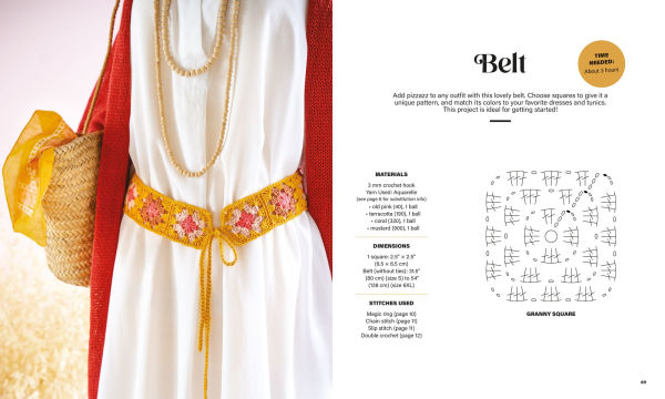 Granny Square Style: How to Make Limitless Projects from 10 Classic Patterns (Belts, Pillows, Afghans, Scarves, Totes)