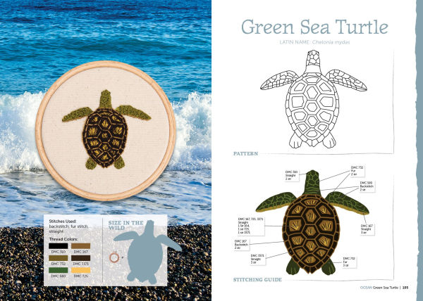 The Field Guide to Embroidery: 52 North American Animal and Plant Designs for Nature Lovers