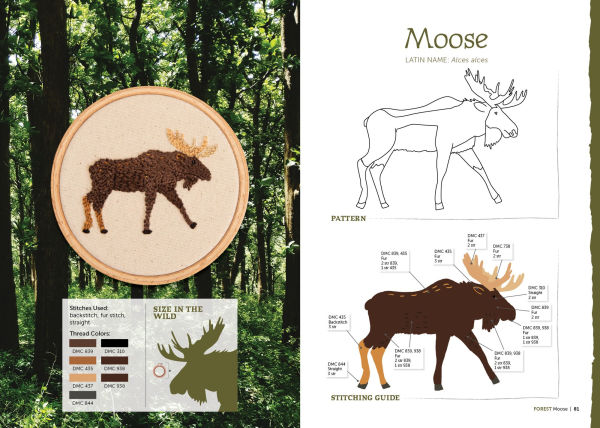 The Field Guide to Embroidery: 52 North American Animal and Plant Designs for Nature Lovers
