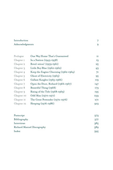 Richard Manuel: His Life and Music, from The Hawks Bob Dylan to Band