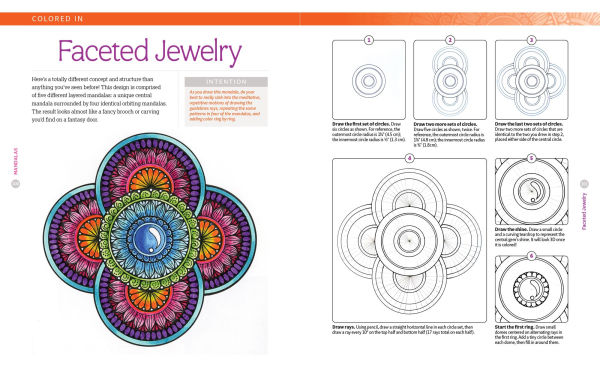 A Bright & Beautiful Guide to Drawing Mandalas: 30 Step-by-Step Tutorials to Unlock the Meditative Magic of Drawing Repeat Patterns