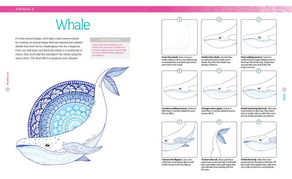 A Bright & Beautiful Guide to Drawing Mandalas: 30 Step-by-Step Tutorials to Unlock the Meditative Magic of Drawing Repeat Patterns