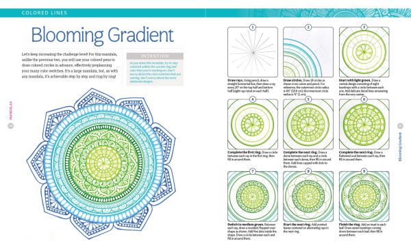 A Bright & Beautiful Guide to Drawing Mandalas: 30 Step-by-Step Tutorials to Unlock the Meditative Magic of Drawing Repeat Patterns