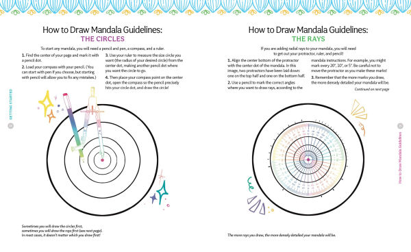 A Bright & Beautiful Guide to Drawing Mandalas: 30 Step-by-Step Tutorials to Unlock the Meditative Magic of Drawing Repeat Patterns