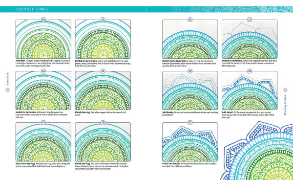 A Bright & Beautiful Guide to Drawing Mandalas: 30 Step-by-Step Tutorials to Unlock the Meditative Magic of Drawing Repeat Patterns