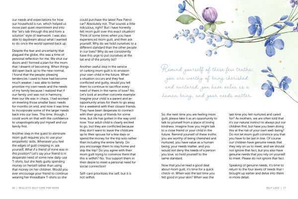 Realistic Self-Care for Moms: A Guided Journal for Taking Care of You While Taking Care of Them