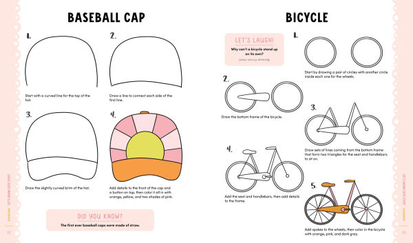 KindKids Let's Draw Cute Stuff: 100 Sweet and Simple Drawing Lessons for Creative Kids