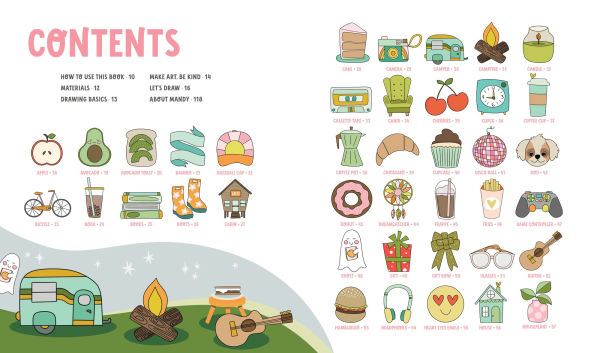 KindKids Let's Draw Cute Stuff: 100 Sweet and Simple Drawing Lessons for Creative Kids