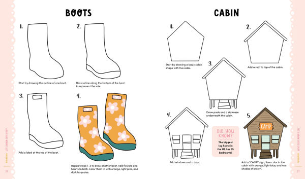 KindKids Let's Draw Cute Stuff: 100 Sweet and Simple Drawing Lessons for Creative Kids