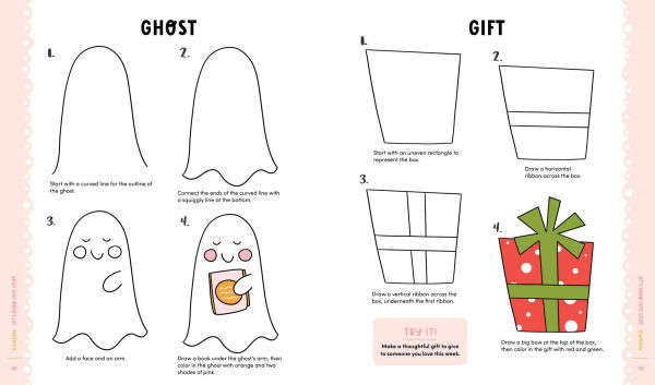 KindKids Let's Draw Cute Stuff: 100 Sweet and Simple Drawing Lessons for Creative Kids