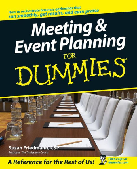 Meeting and Event Planning For Dummies