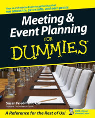 Title: Meeting and Event Planning for Dummies, Author: Susan Friedmann