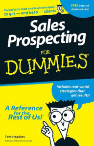 Title: Sales Prospecting For Dummies, Author: Tom Hopkins