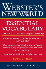 Title: Webster's New World Essential Vocabulary, Author: David A Herzog