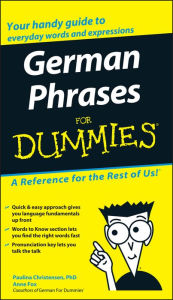 Title: German Phrases For Dummies, Author: Paulina Christensen