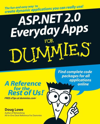 Asp Net 2 0 Everyday Apps For Dummies By Doug Lowe Paperback