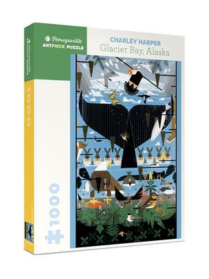 Charley Harper: Glacier Bay, Alaska: 1000 Piece Jigsaw Puzzle