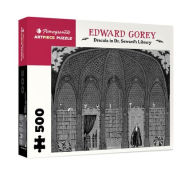 Title: Edward Gorey - Dracula in Dr. Seward's Library 500 Piece Jigsaw Puzzle