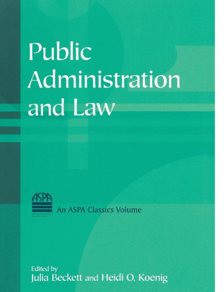 Public Administration and Law / Edition 1