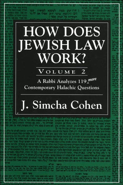 How Does Jewish Law Work?: A Rabbi Analyzes 119 More Contemporary Halachic Questions