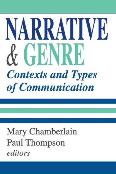 Narrative and Genre: Contexts Types of Communication