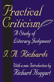 Title: Practical Criticism: A Study of Literary Judgment, Author: I. A. Richards