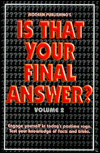 Title: Is That Your Final Answer, Author: Modern Publishing