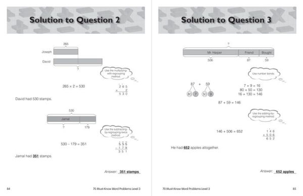 70 Must-Know Word Problems, Grade 4