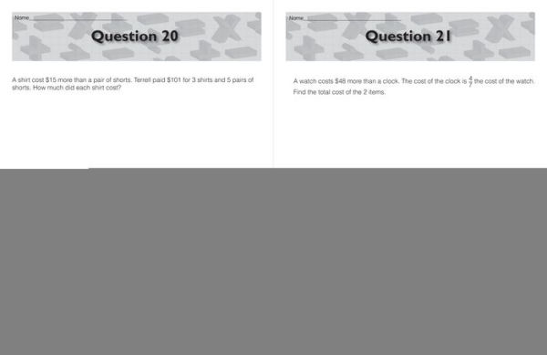 70 Must-Know Word Problems, Grade 5