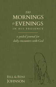 Title: 100 Mornings and Evenings in His Presence: A Guided Journal for Daily Encounters with God, Author: Bill Johnson