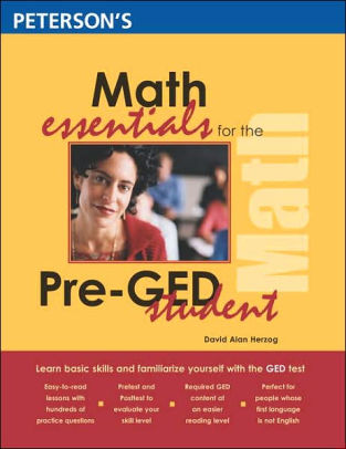 Math Essentials For The Pre Ged Student By Arco David