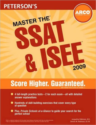 Master The Ssat Amp Isee 2009 By Peterson Dennis M