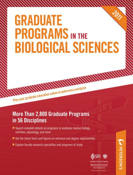 Peterson's Graduate Programs in Biophysics; Botany & Plant Biology; and Cell, Molecular, & Structural Biology: Sections 4-6 of 19