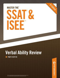 Title: Master the SSAT/ISEE: Verbal Ability Review: Part IV of VII, Author: Peterson's