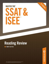 Title: Master the SSAT/ISEE: Reading Review: Part V of VII, Author: Peterson's