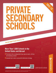 Title: Private Secondary Schools 2012-13, Author: Peterson's