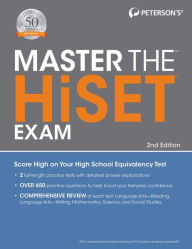 Title: Master the HiSET Exam, 2nd edition, Author: Peterson's