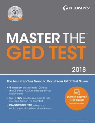 Master The Ged Test 2018 By Peterson S Paperback Barnes Noble