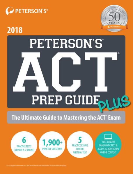 Peterson's ACT Prep Guide PLUS 2018