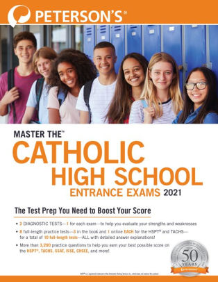 Best Catholic Books 2021 Master the Catholic High School Entrance Exams 2021 by Peterson's 