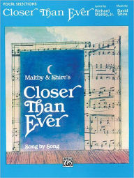 Title: Closer Than Ever (Vocal Selections): Piano/Vocal, Author: David Shire