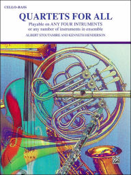 Title: Quartets for All: Cello/Bass, Author: Albert Stoutamire